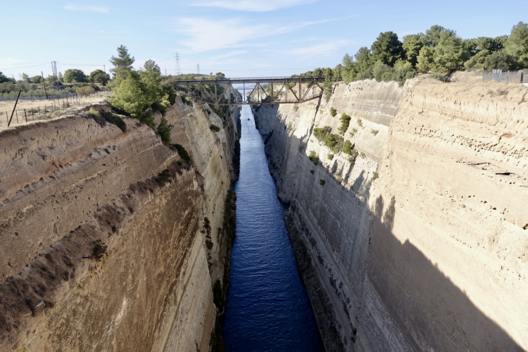 Corinth Canal, Peloponnese/Greece - Peloponnese itinerary